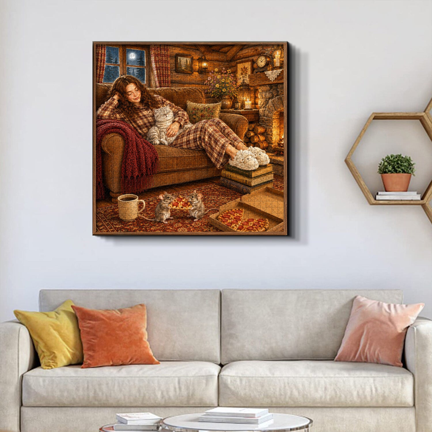Hearthside Rest Jigsaw Puzzle 1000 Pieces