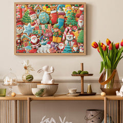 Dolce puzzle di Natale 1000 pezzi