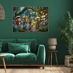 Pequeños Aventureros bajo la Lluvia Puzzle 1000 Piezas