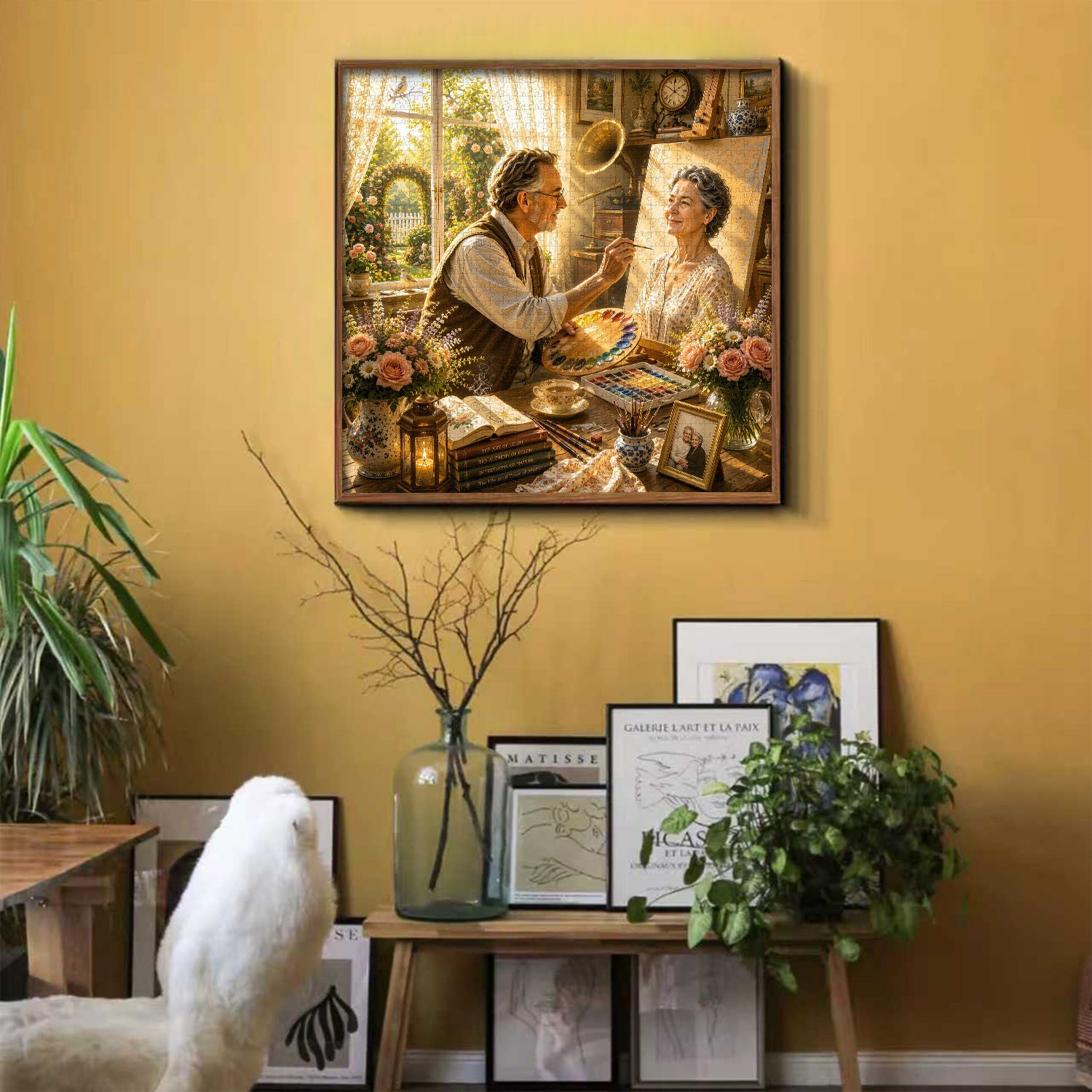 Window Art Romance Jigsaw Puzzle 1000 Pieces