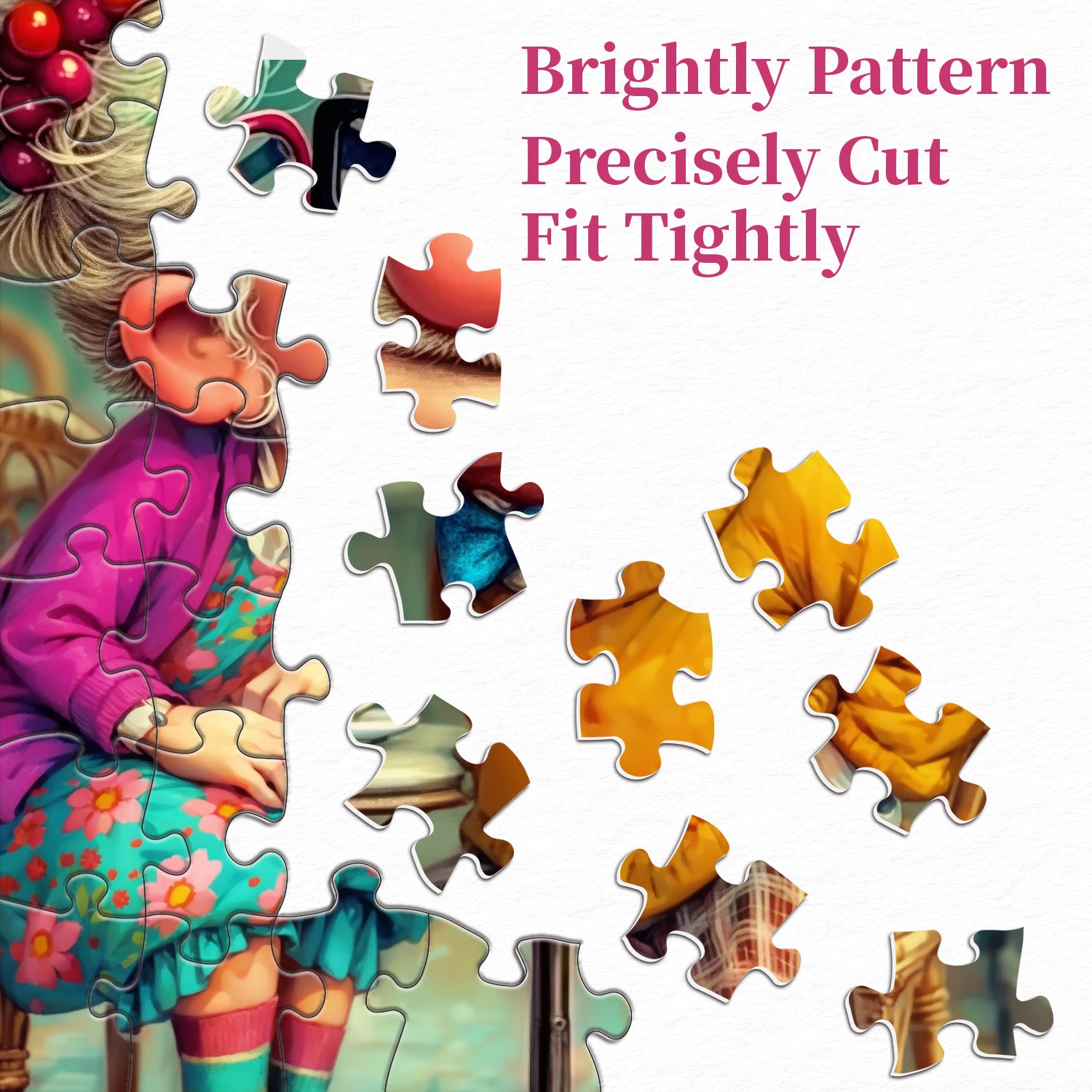 Puzzle Amoureux vieillissants 1000 pièces