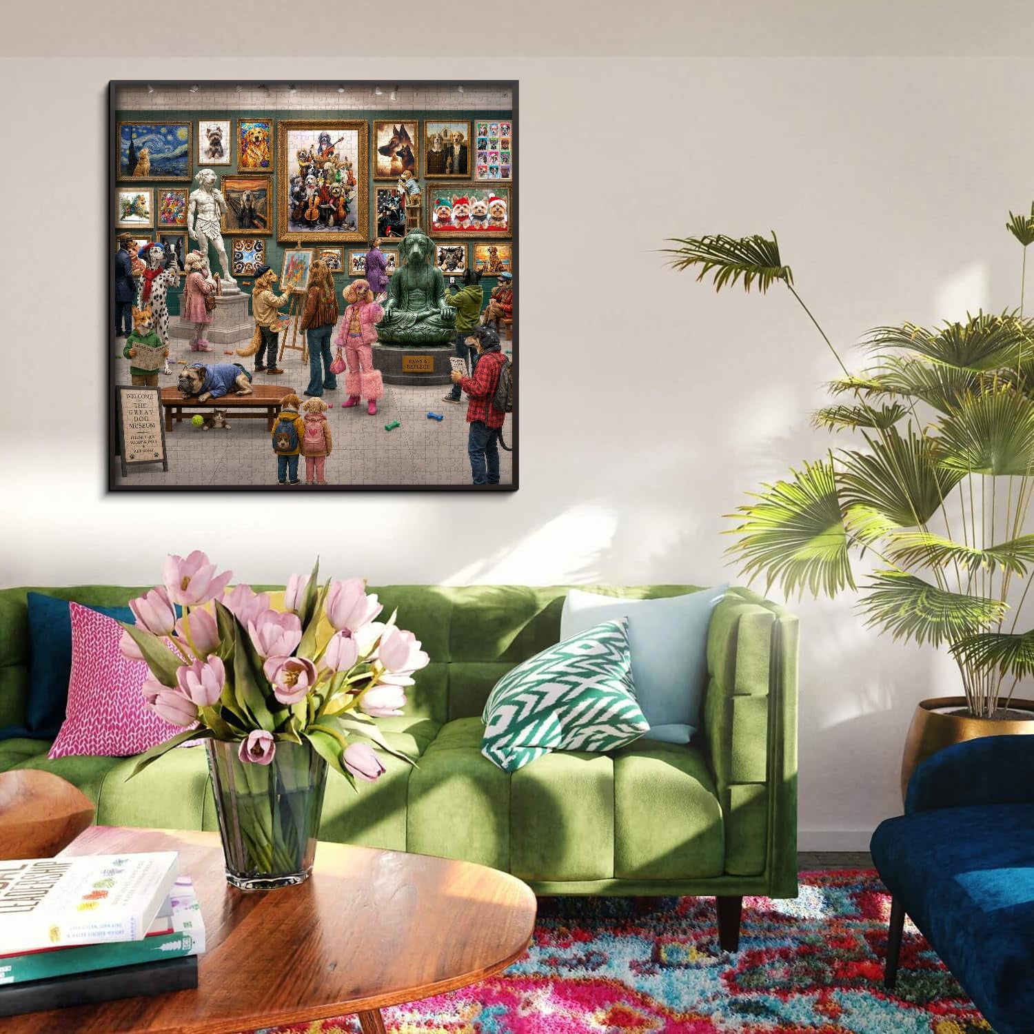 Fur & Fine Art Gallery Jigsaw Puzzle 1000 Pieces