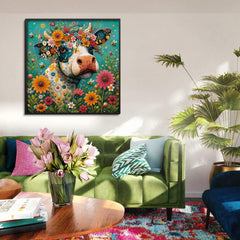Blooming Bovine Jigsaw Puzzle 1000 Pieces