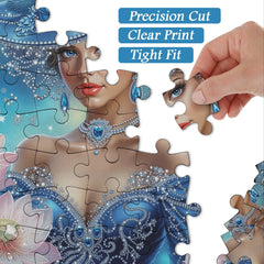 The Peacock Lady Jigsaw Puzzle 1000 Pieces