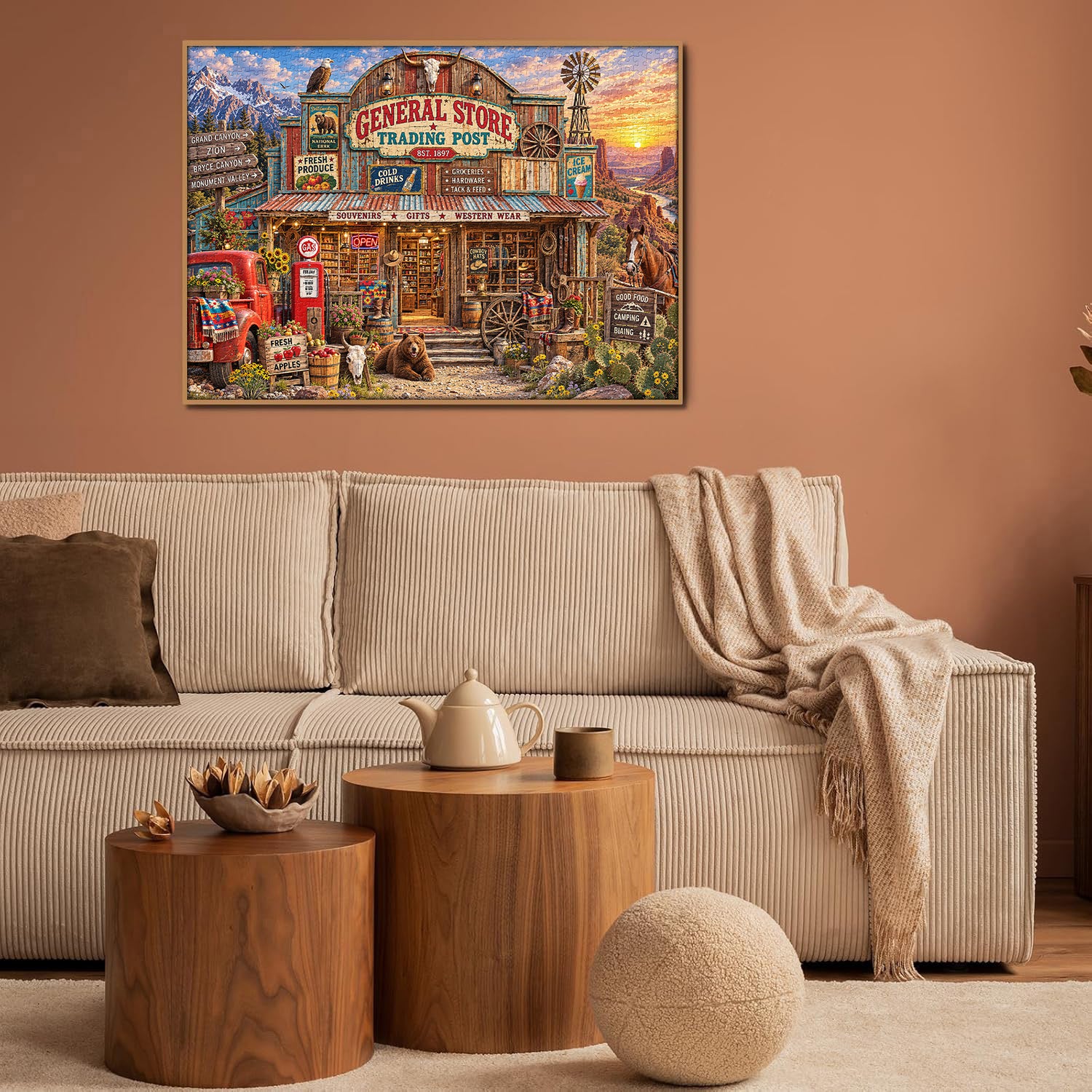Desert Trading Post Jigsaw Puzzle 1000 Pieces