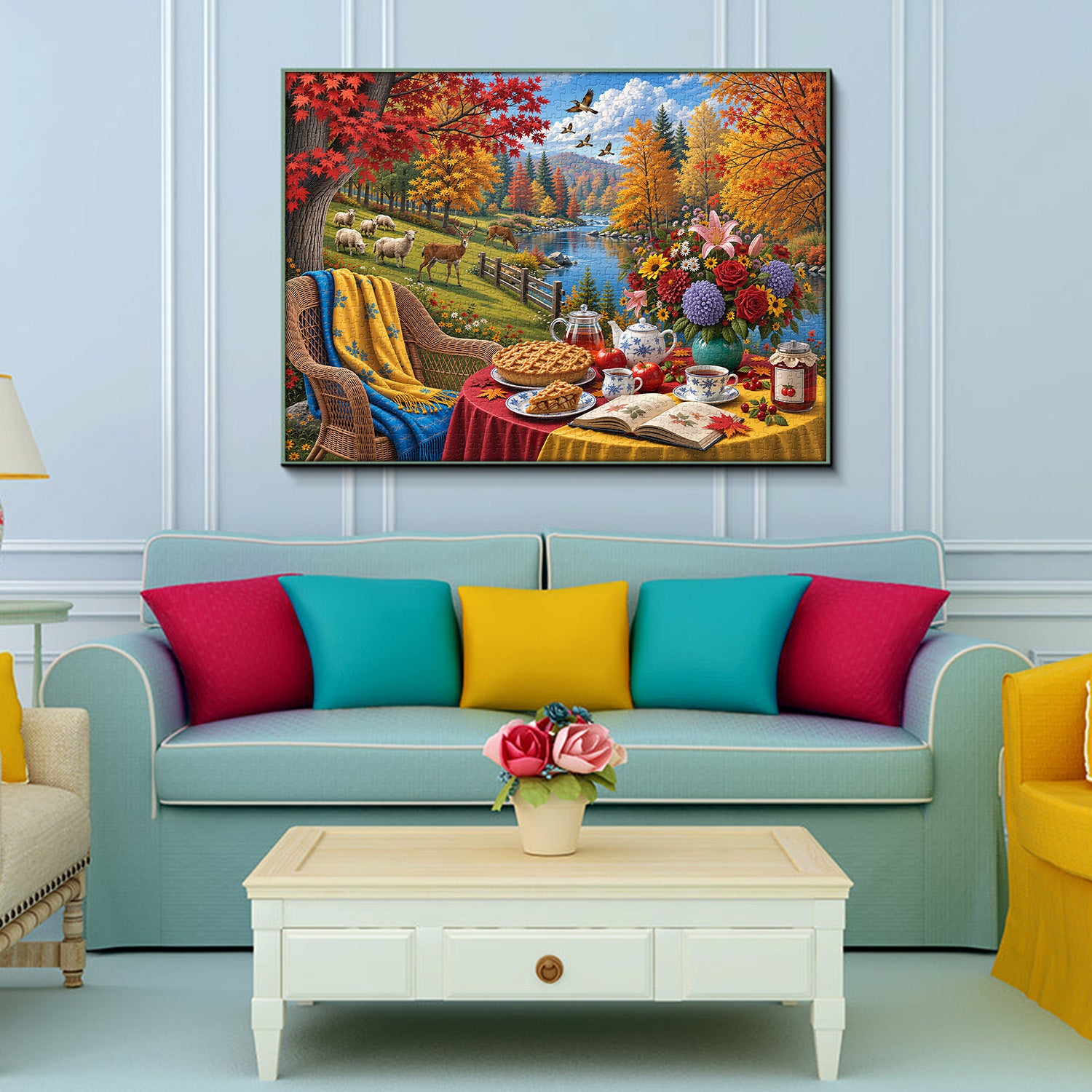 Autumn Retreat Jigsaw Puzzle 1000 Pieces