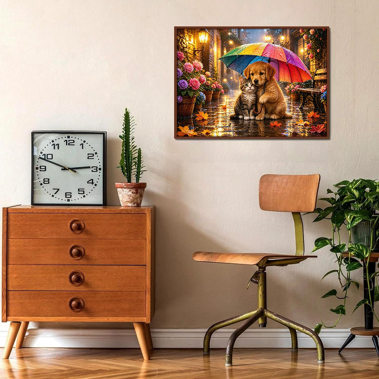 Puzzle Rainbow Umbrella Buddies da 1000 pezzi