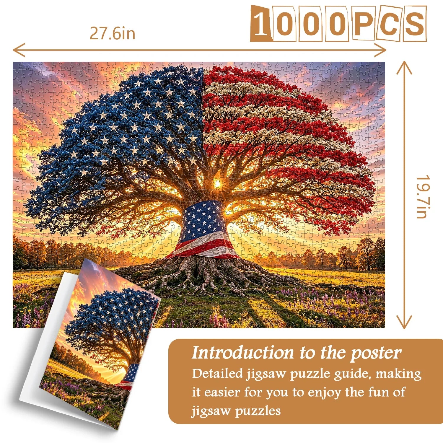 Puzzle Liberty Root Oak 1000 pezzi
