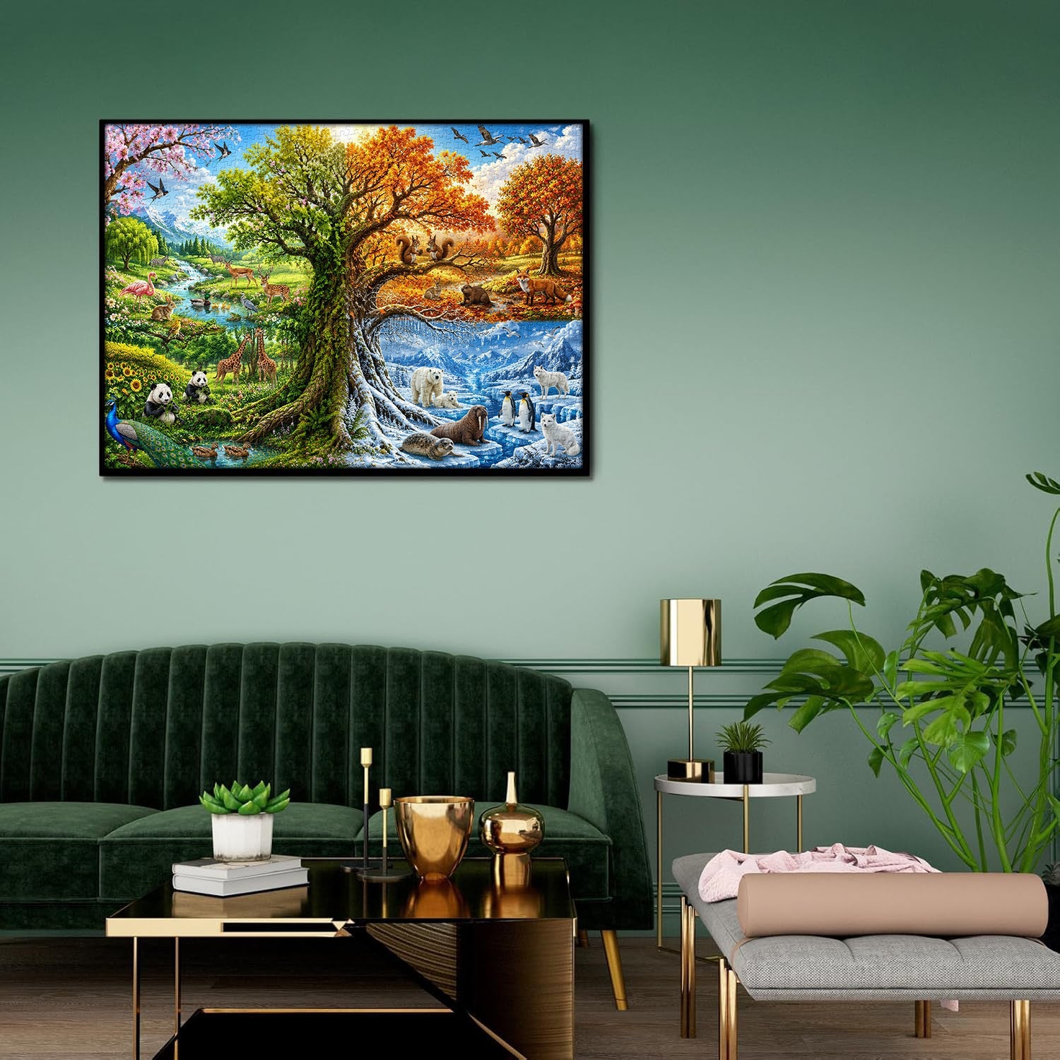 Tree of Four Seasons Jigsaw Puzzle 1000 Pieces