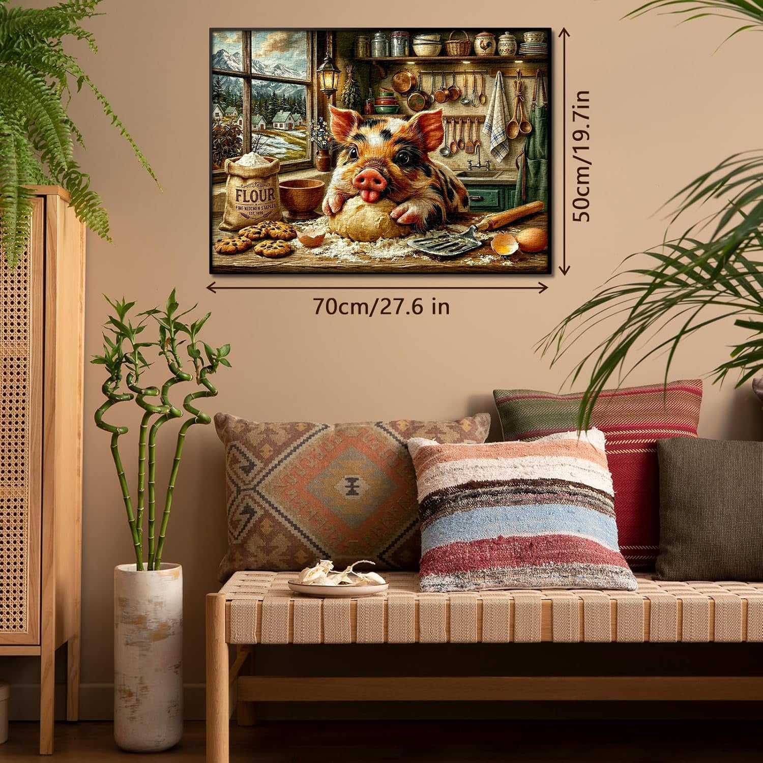 Piggy Chef Puzzle 1000 Teile