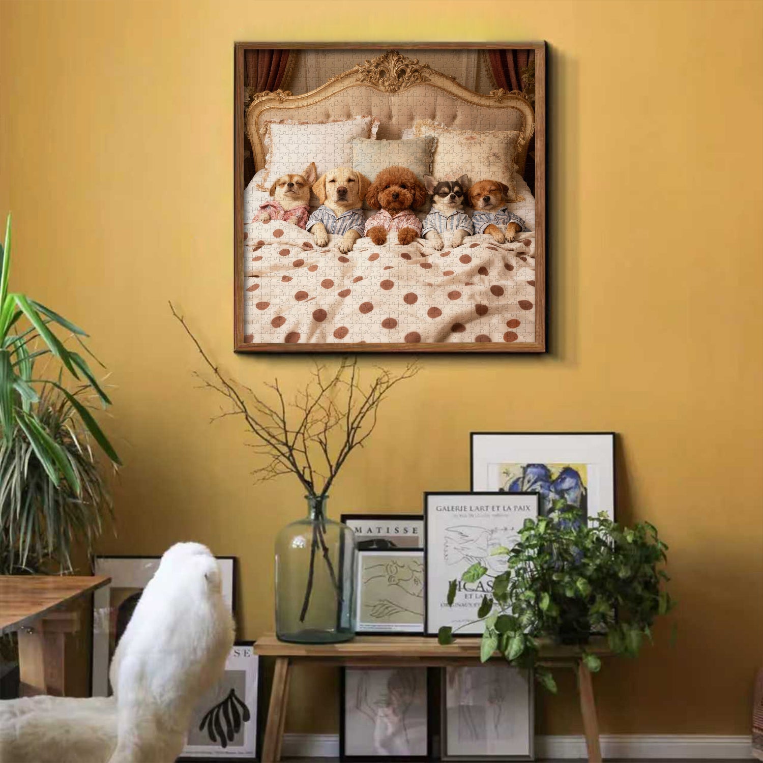 Snoozing Pup Posse Jigsaw Puzzle 1000 Pieces