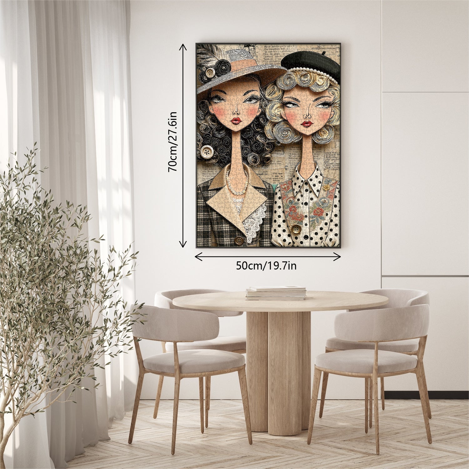 Puzzle per donne alla moda da 1000 pezzi