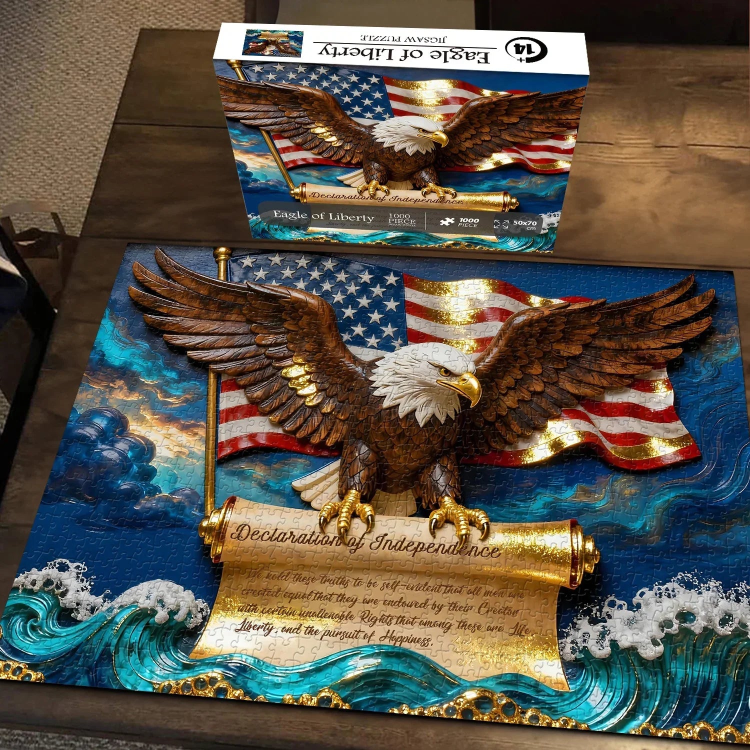 Eagle Of Liberty Jigsaw Puzzle 1000 Pieces