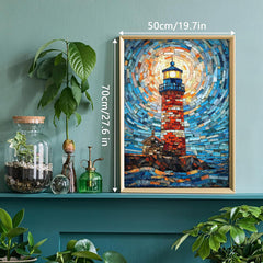 Puzzle de puzzle du phare mosaïque 1000 pièces