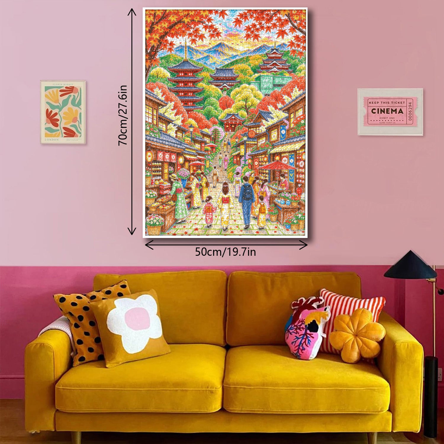 Maple Street Festival Jigsaw Puzzle 1000 Pieces