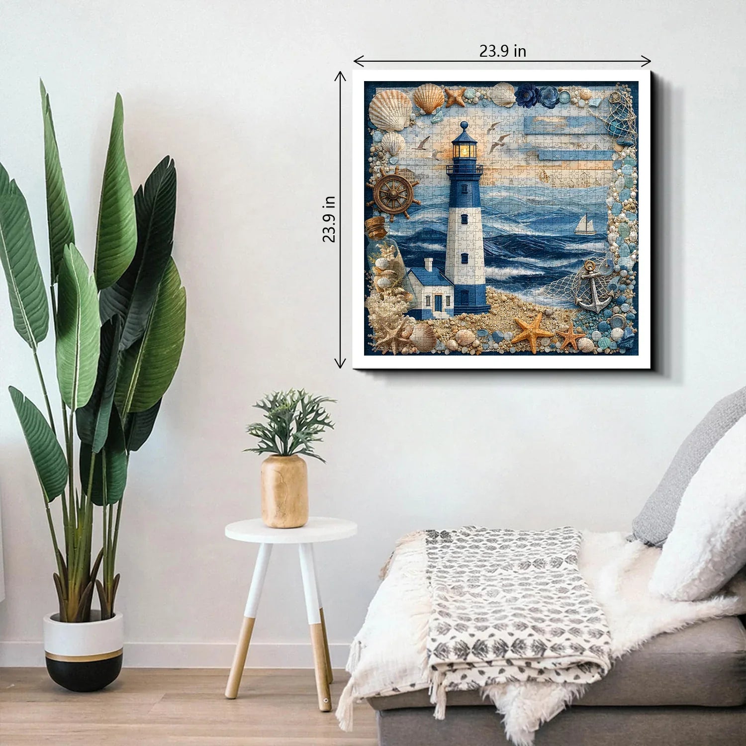 Puzzle Faro e Mare 1000 Pezzi