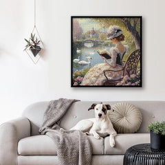 Riverbank Book Retreat Jigsaw Puzzle 1000 Pieces