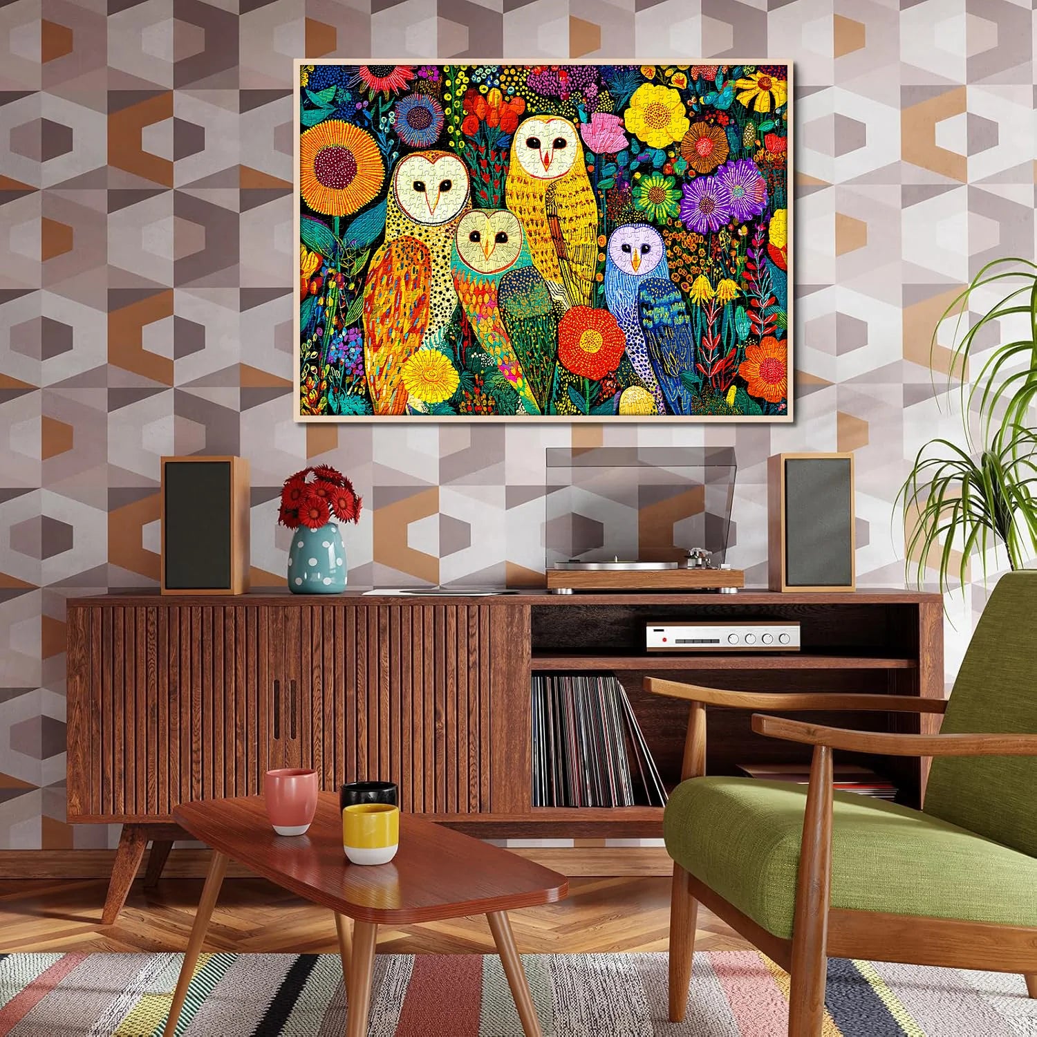 Garden Owls Jigsaw Puzzle 1000 Pieces