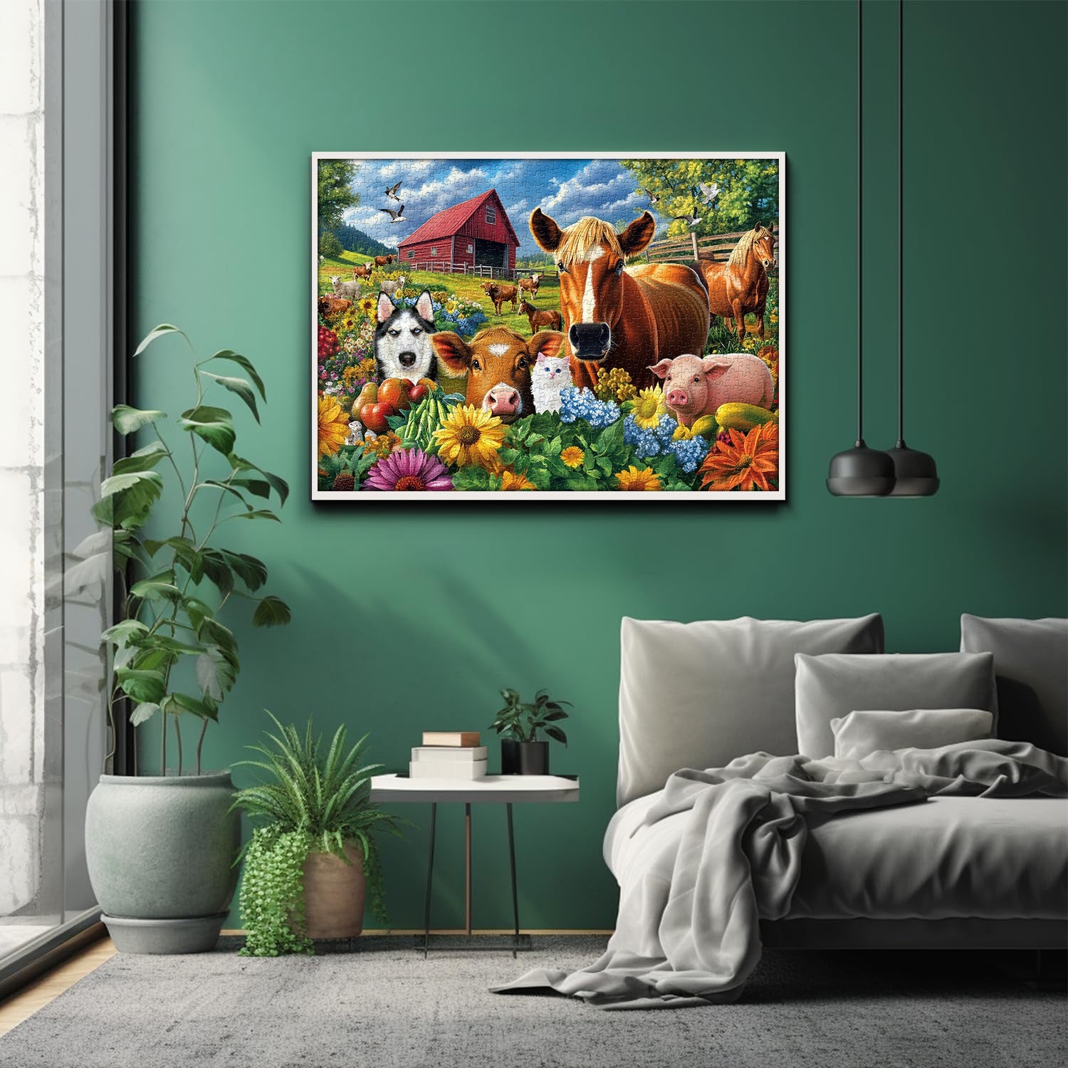 Farm Partners Jigsaw Puzzle 1000 Pieces