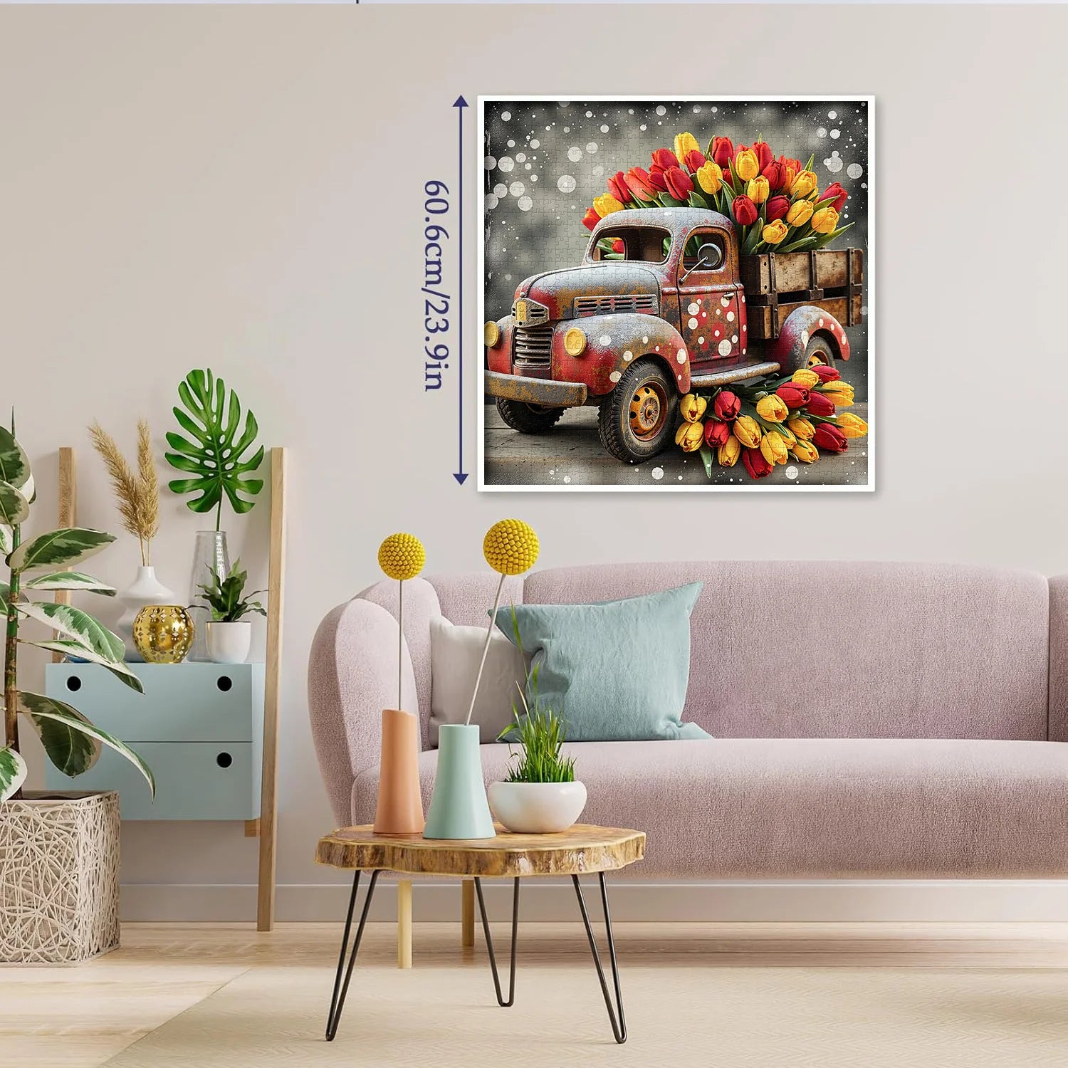 Puzzle del camion dei tulipani 1000 pezzi