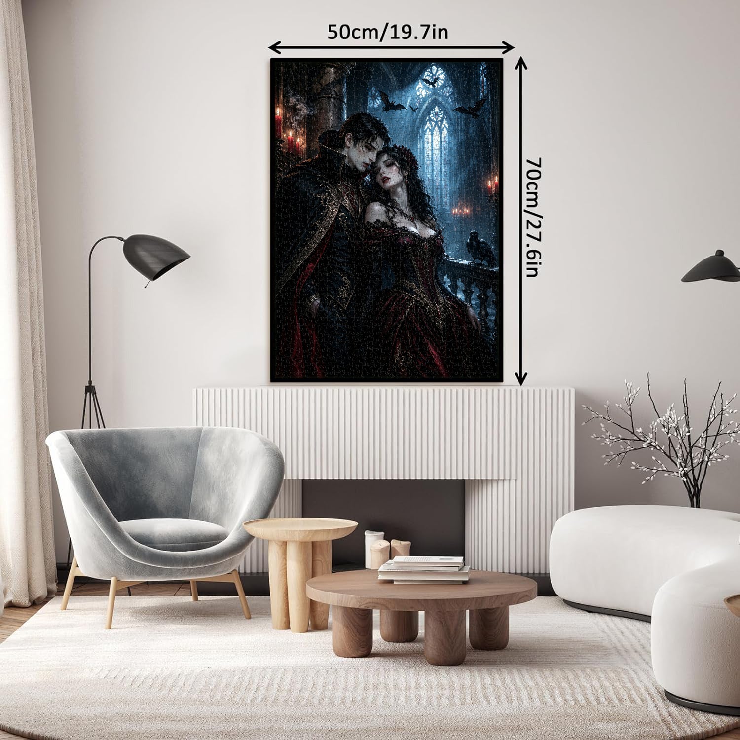 Nocturnal Vow Lovers Jigsaw Puzzle 1000 Pieces