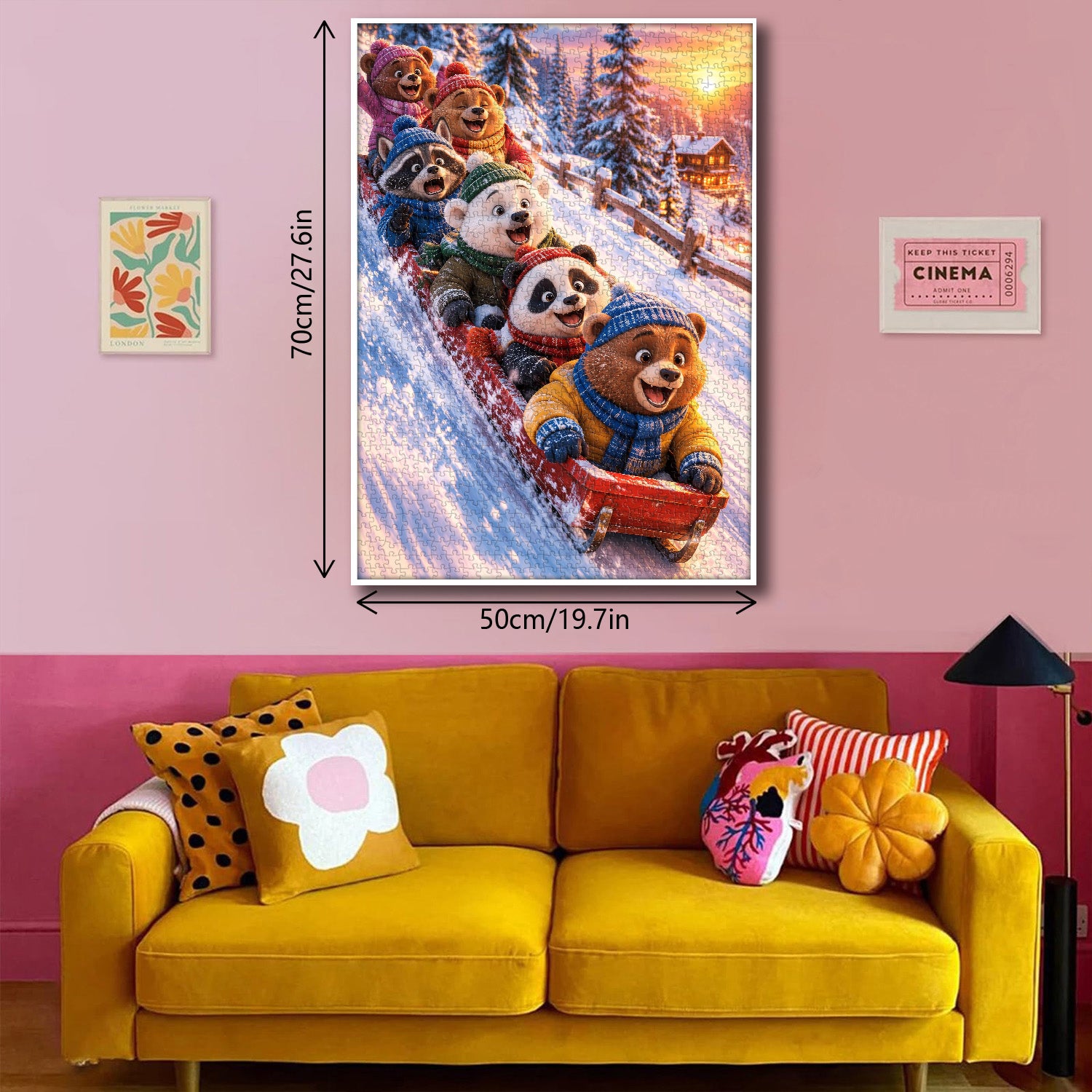 The Bear Sled Crew Jigsaw Puzzle 1000 Pieces