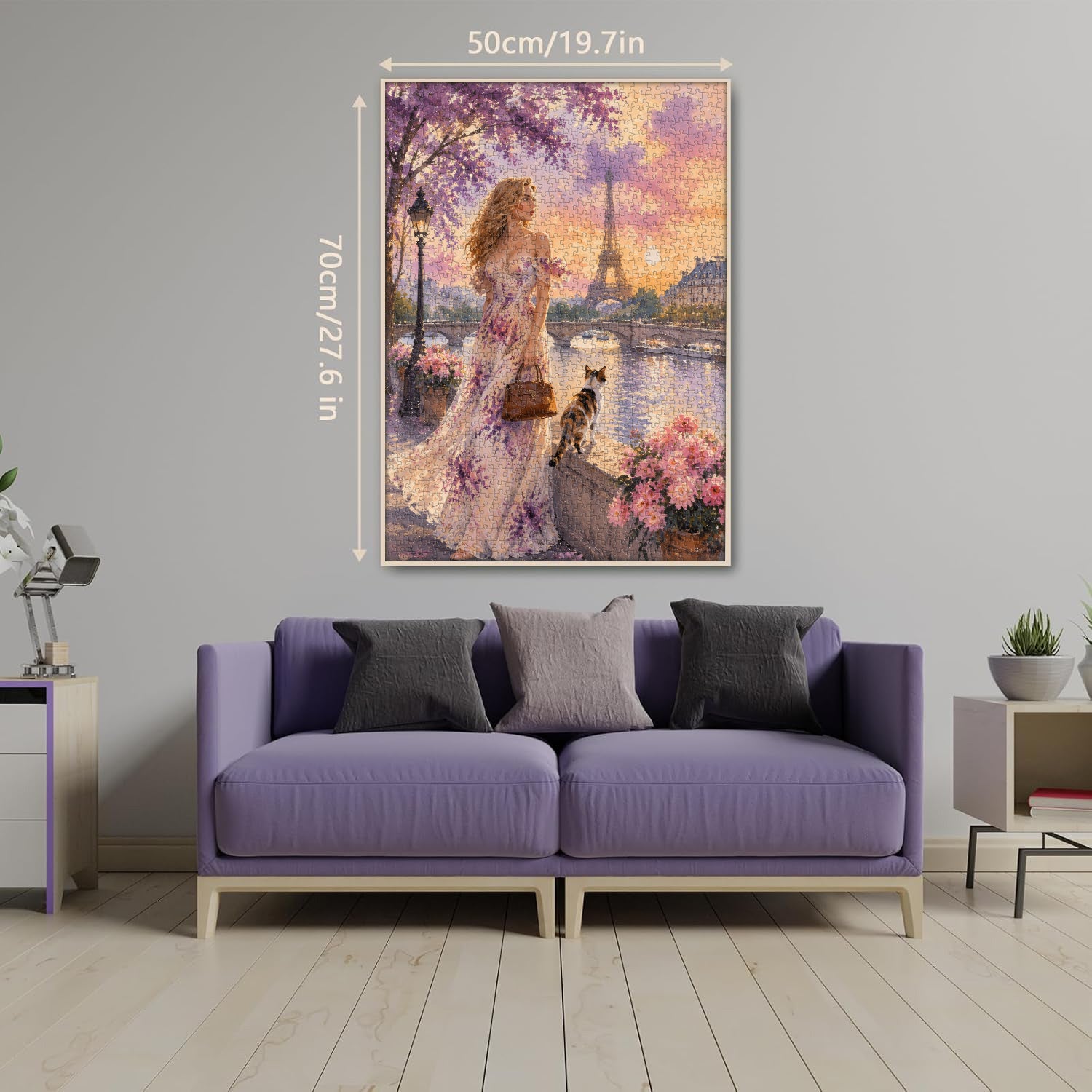 Paris Blossom Riverside Jigsaw Puzzle 1000 Pieces