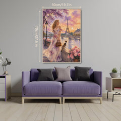 Paris Blossom Riverside Jigsaw Puzzle 1000 Pieces