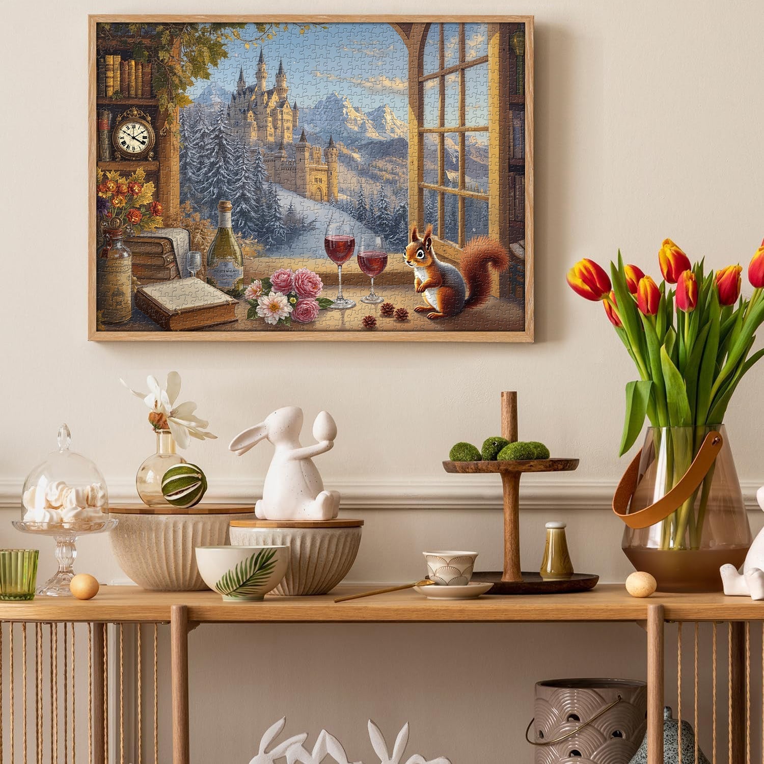 Winter Wonderland Window Jigsaw Puzzle 1000 Pieces