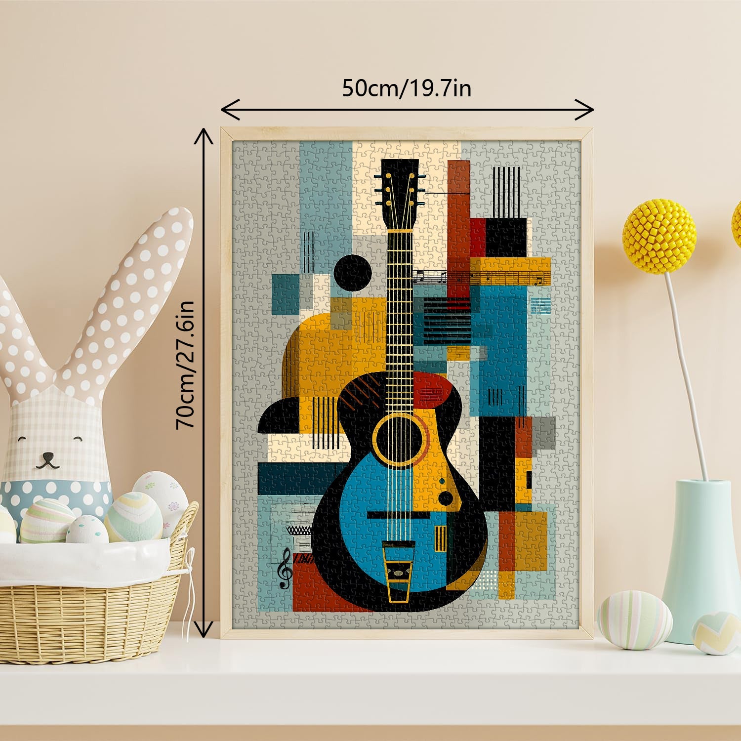 Puzzle de guitare d'art moderne 1000 pièces