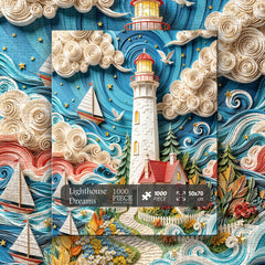Leuchtturmträume Puzzle 1000 Teile