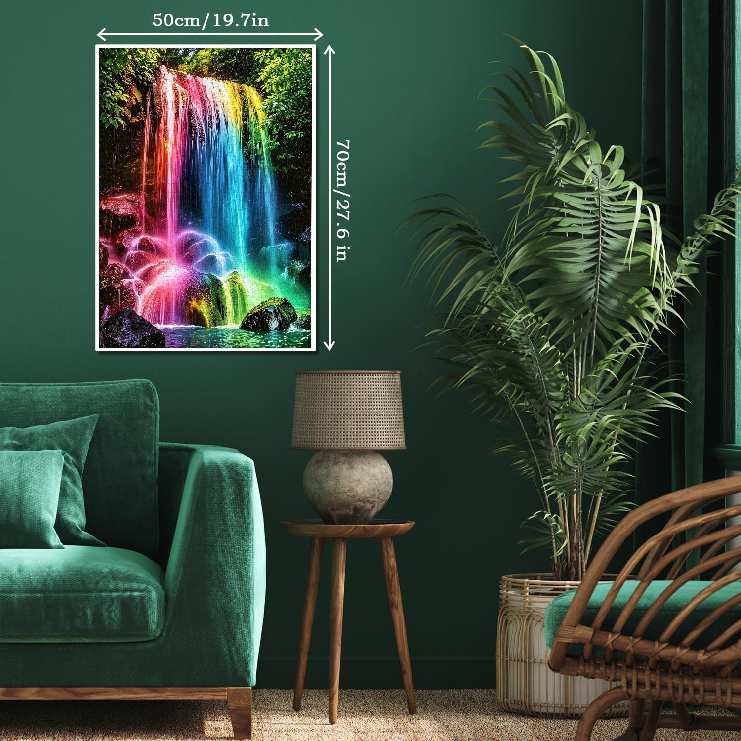 Neon Wildwood Stream Jigsaw Puzzle 1000 Pieces