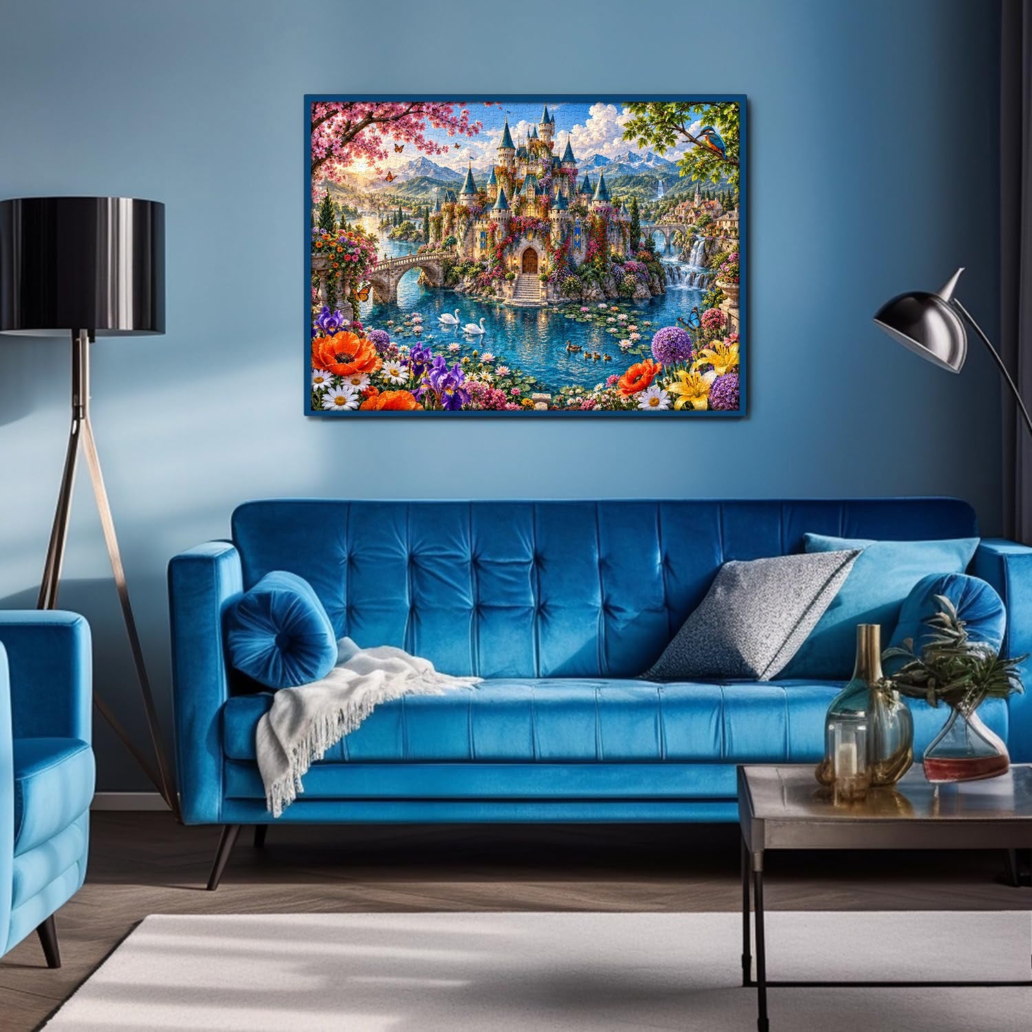 Blumentraumschloss-Puzzle, 1000 Teile