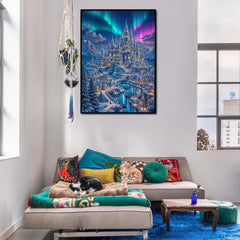 Aurora Fortress Jigsaw Puzzle 1000 Pieces