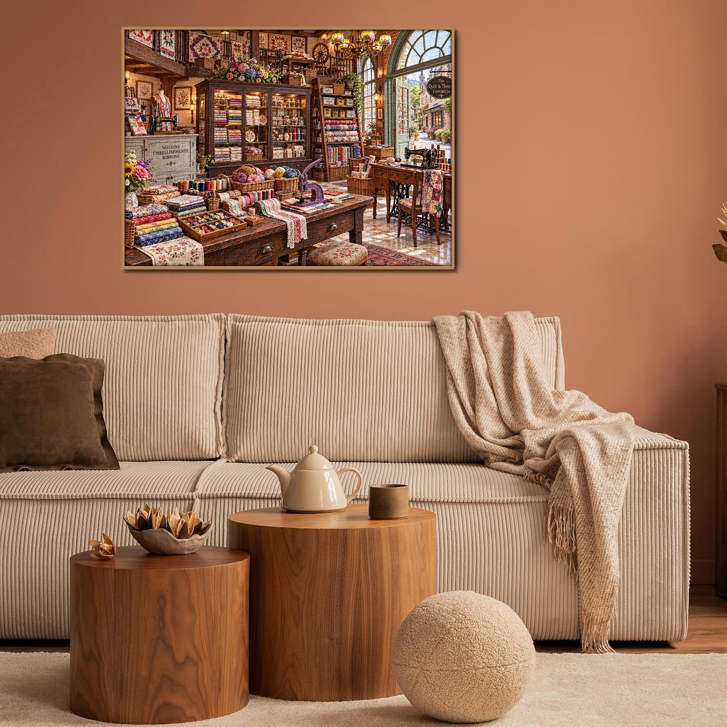 Quilt & Thread Shop Jigsaw Puzzle 1000 Pieces