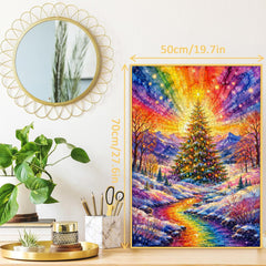Rainbow Noel Jigsaw Puzzle 1000 Pieces