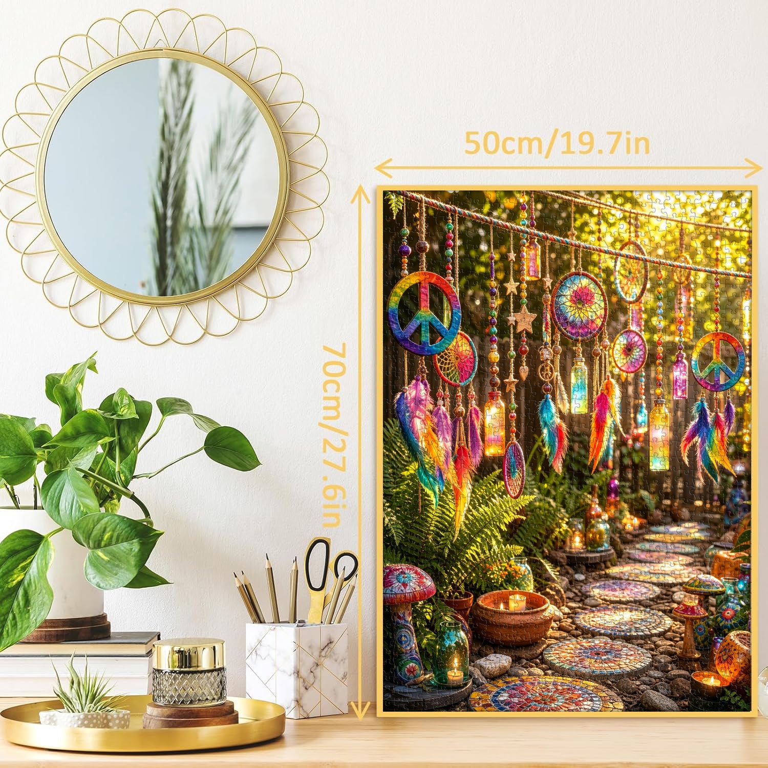 Hippie Dream Garden Jigsaw Puzzle 1000 Pieces