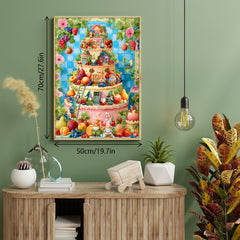 Puzzle Gâteau Gnomes 1000 pièces