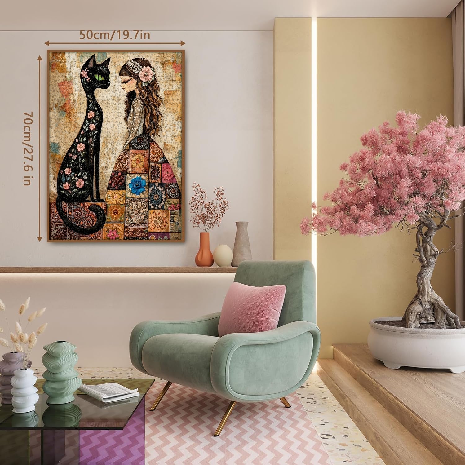 Artistic Boho Muse Jigsaw Puzzle 1000 Pieces