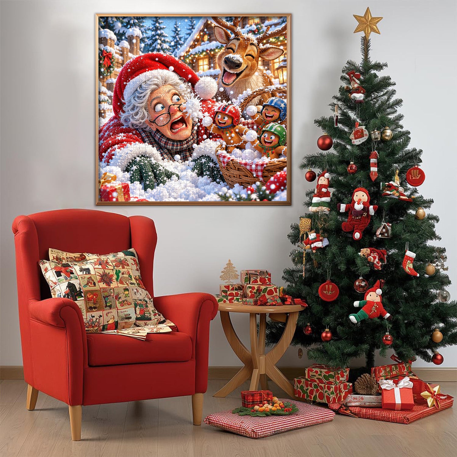 Jolly Snow Day Jigsaw Puzzle 1000 Pieces