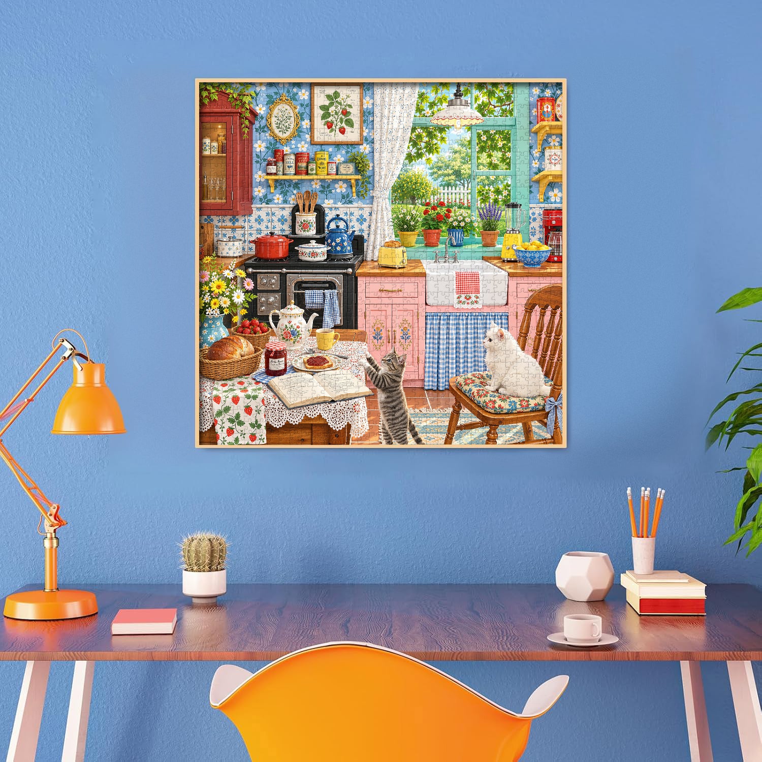 Cozy Kitchen Jigsaw Puzzle 1000 Pieces