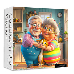 Câlins dans la cuisine puzzles de puzzle 1000 pièces