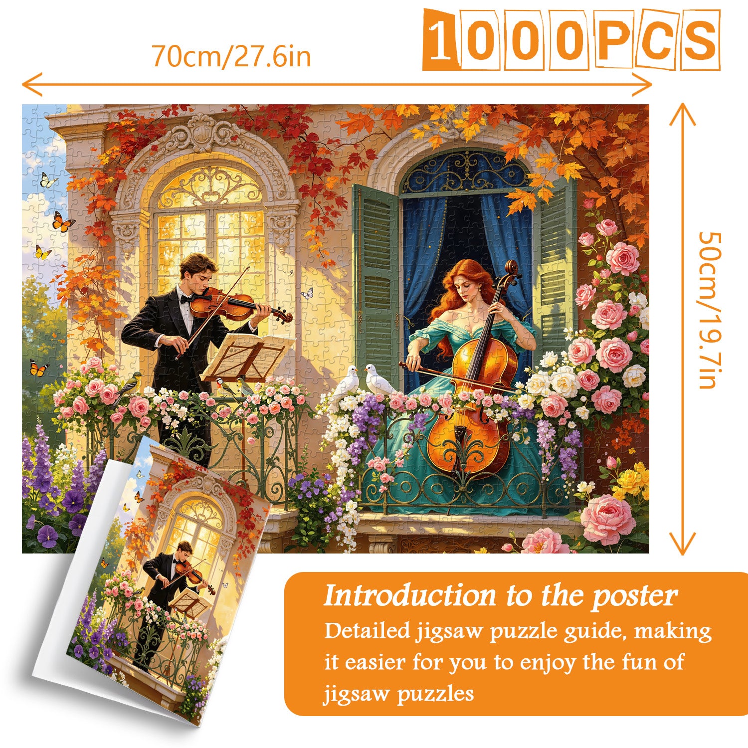 Puzzle Melody Balcony 1000 pezzi