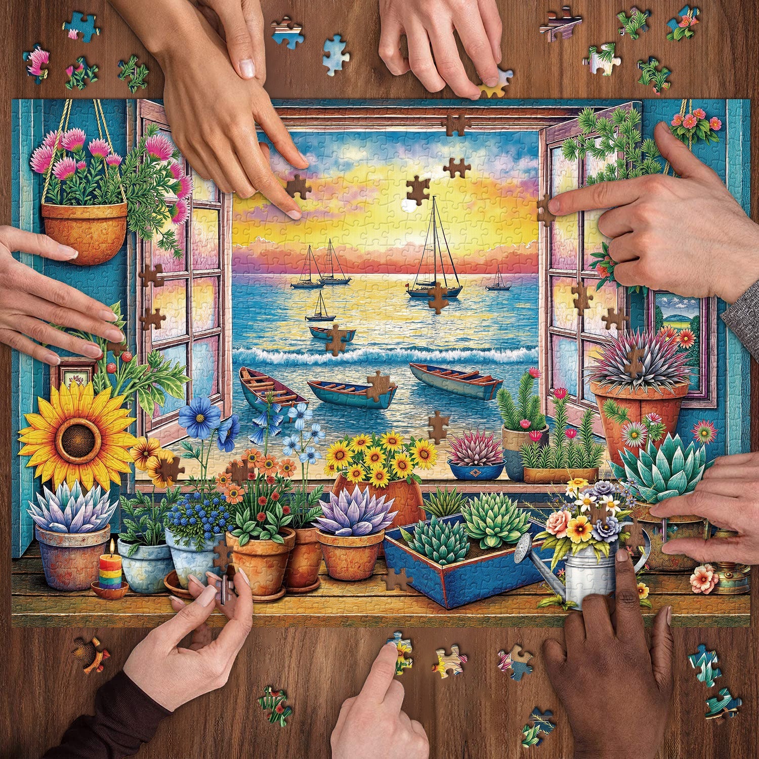Ocean View Greens Jigsaw Puzzle 1000 Pieces