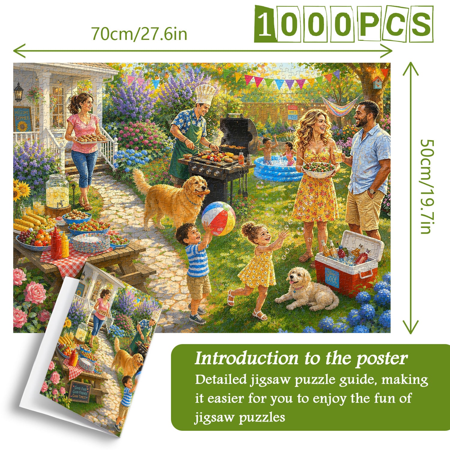 Summer Gathering Jigsaw Puzzle 1000 Pieces
