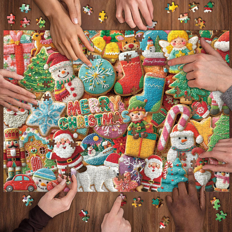 Dolce puzzle di Natale 1000 pezzi
