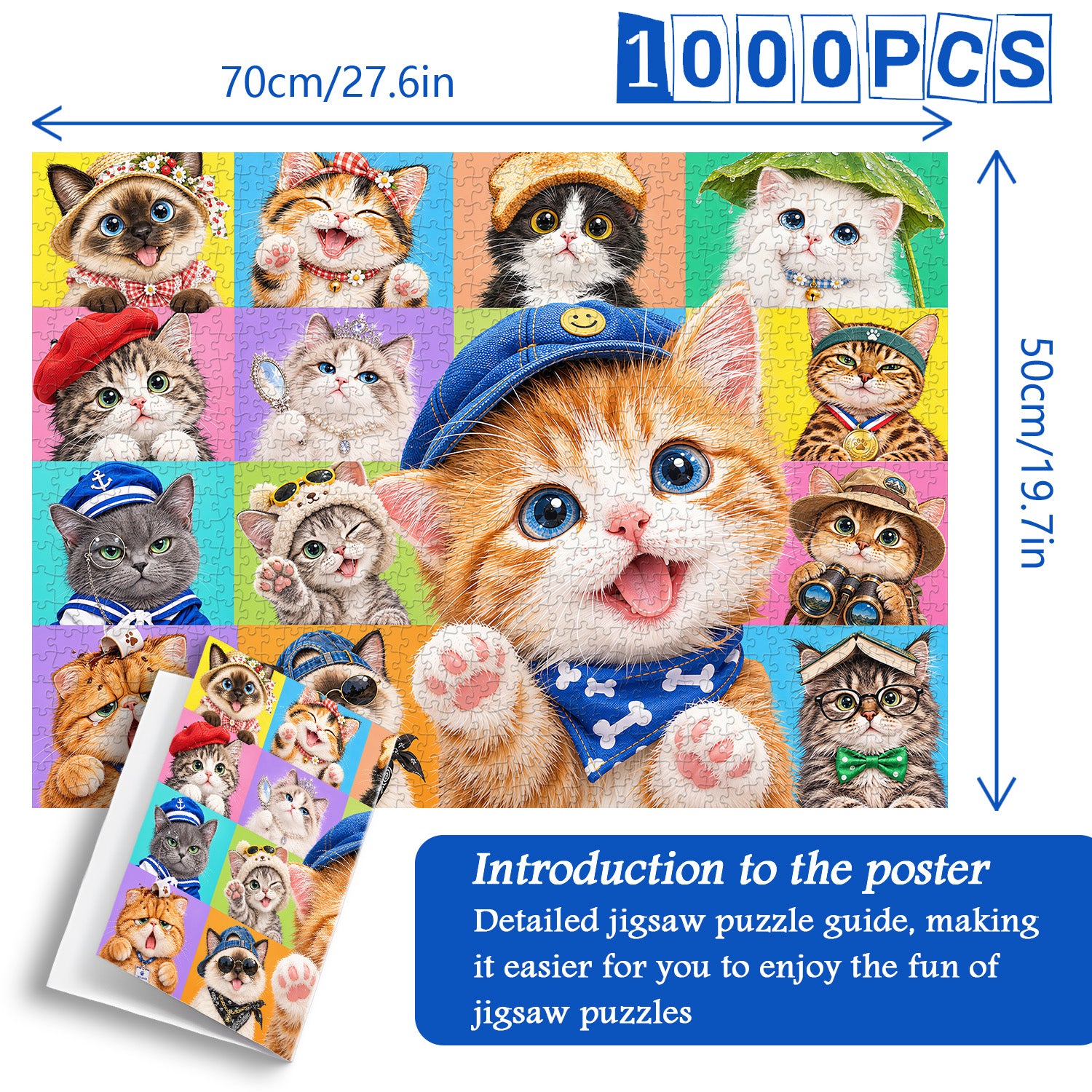 Kitten Gallery Jigsaw Puzzle 1000 Pieces