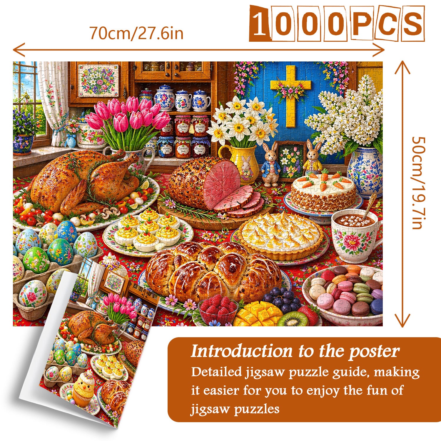Spring Table Feast Jigsaw Puzzle 1000 Pieces