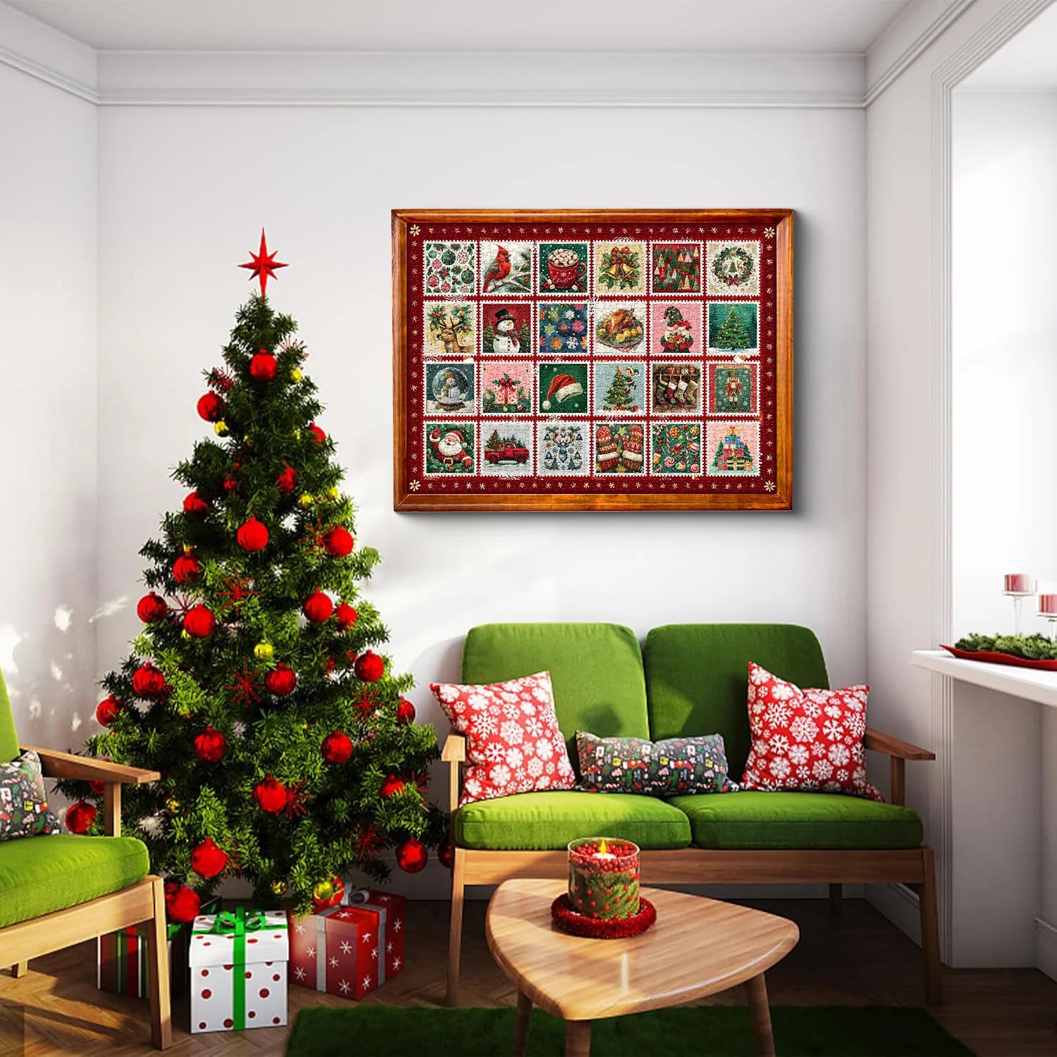 Stamps natalizio puzzle puzzle 1000 pezzo