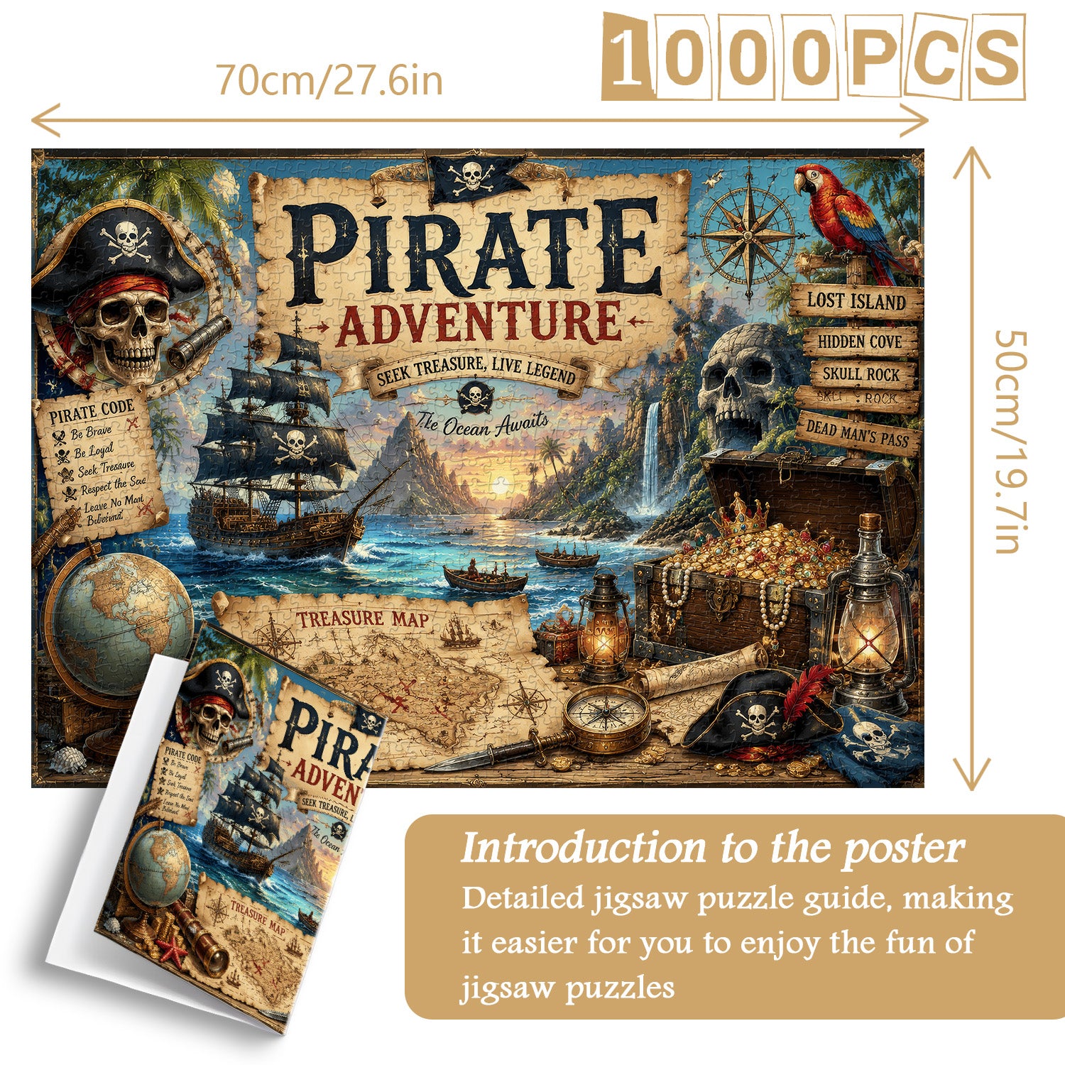 Pirate Adventure Jigsaw Puzzle 1000 Pieces
